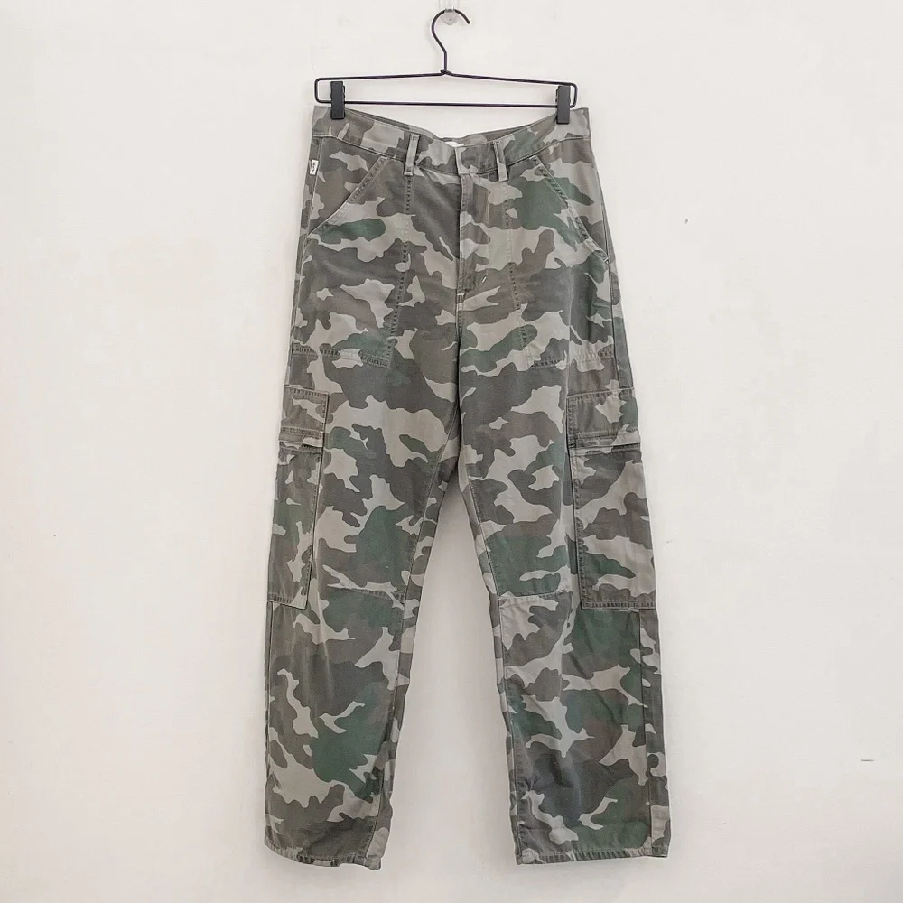 Citizens of Humanity Marcelle Low Slung Easy Cargo in Camo 28 - Picture 4 of 11